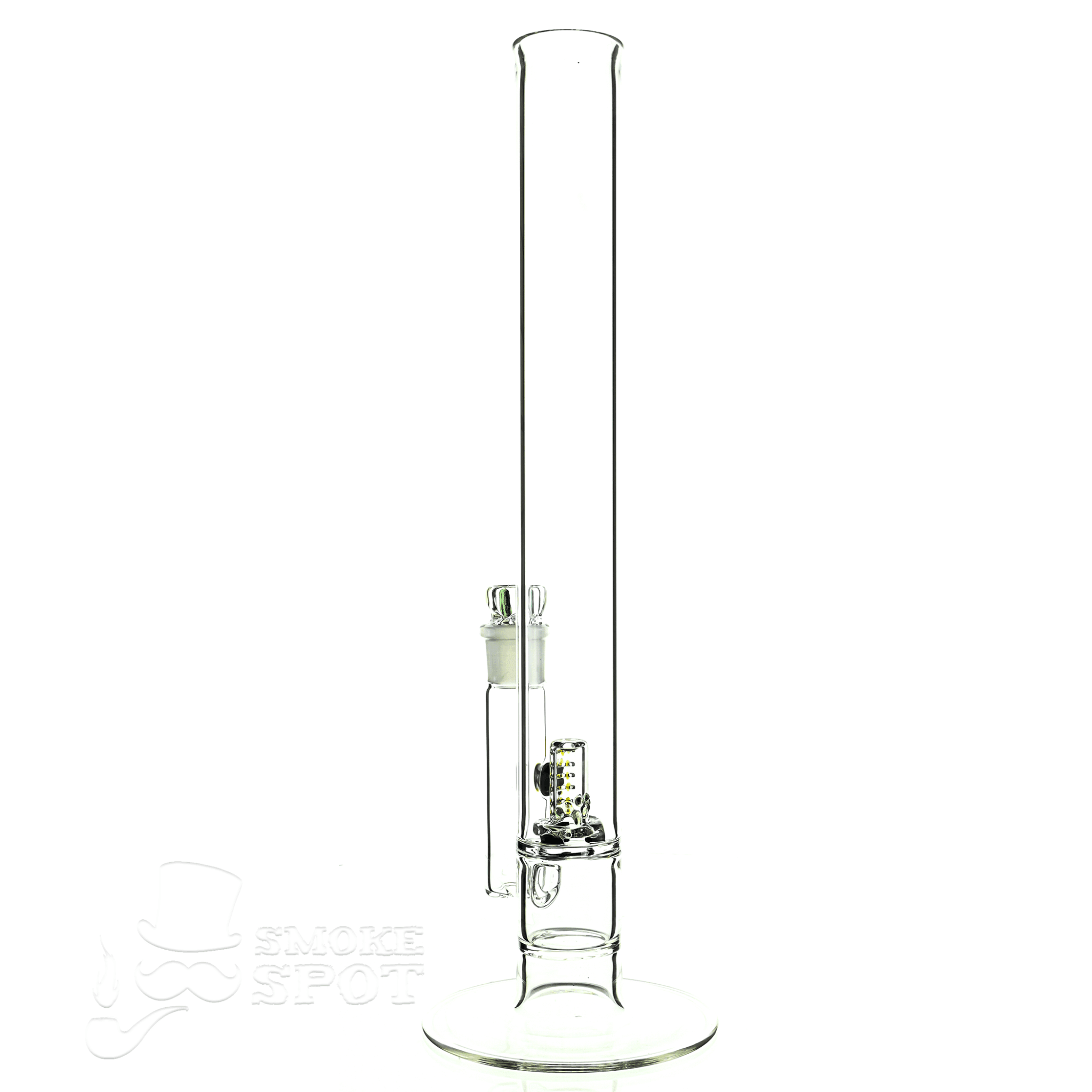 captain hook 16 inch straight full size natty mast stardust red & slime green - Smoke Spot Smoke Shop