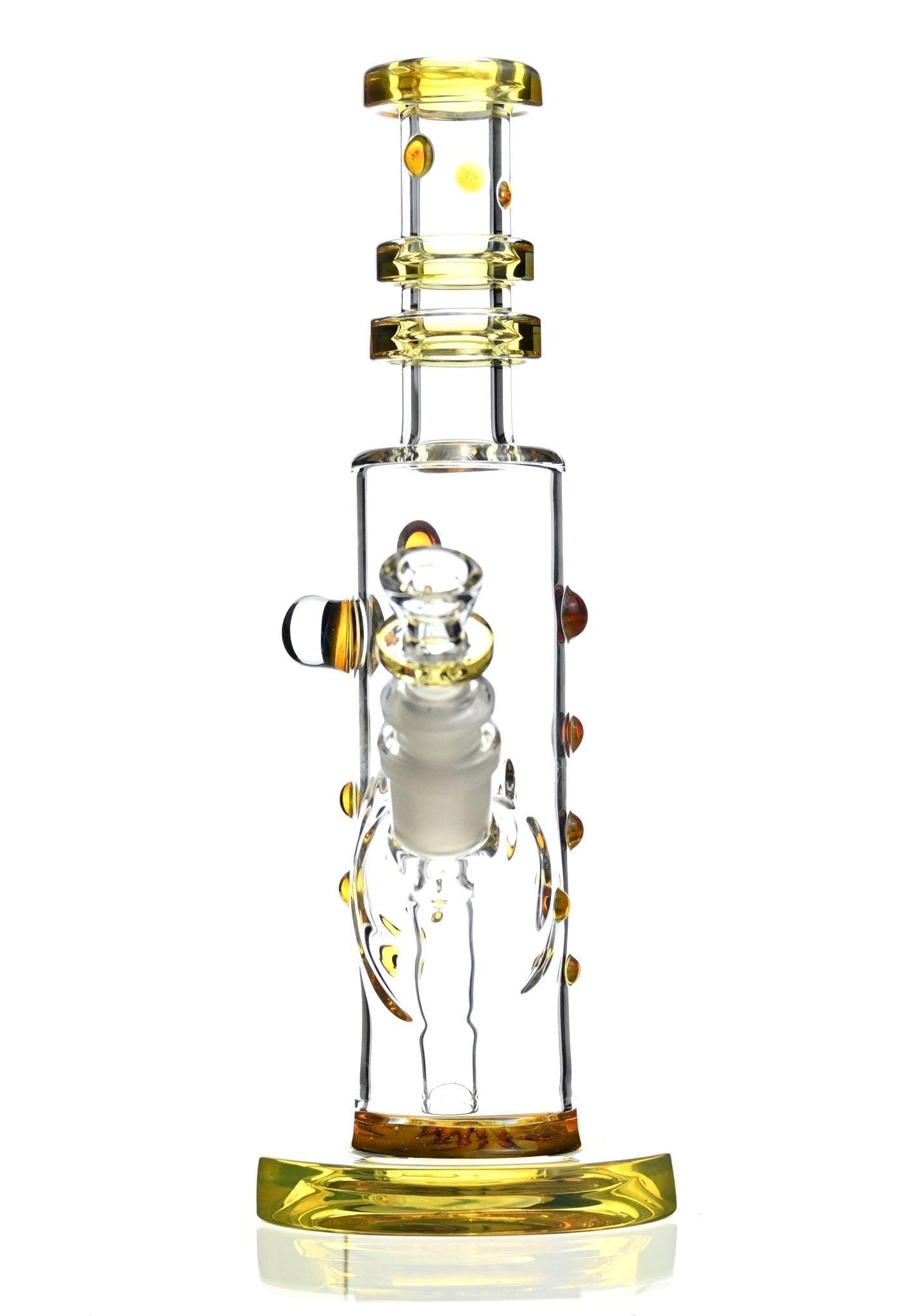 Chris Hubbard Straight tube yellow - Smoke Spot Smoke Shop