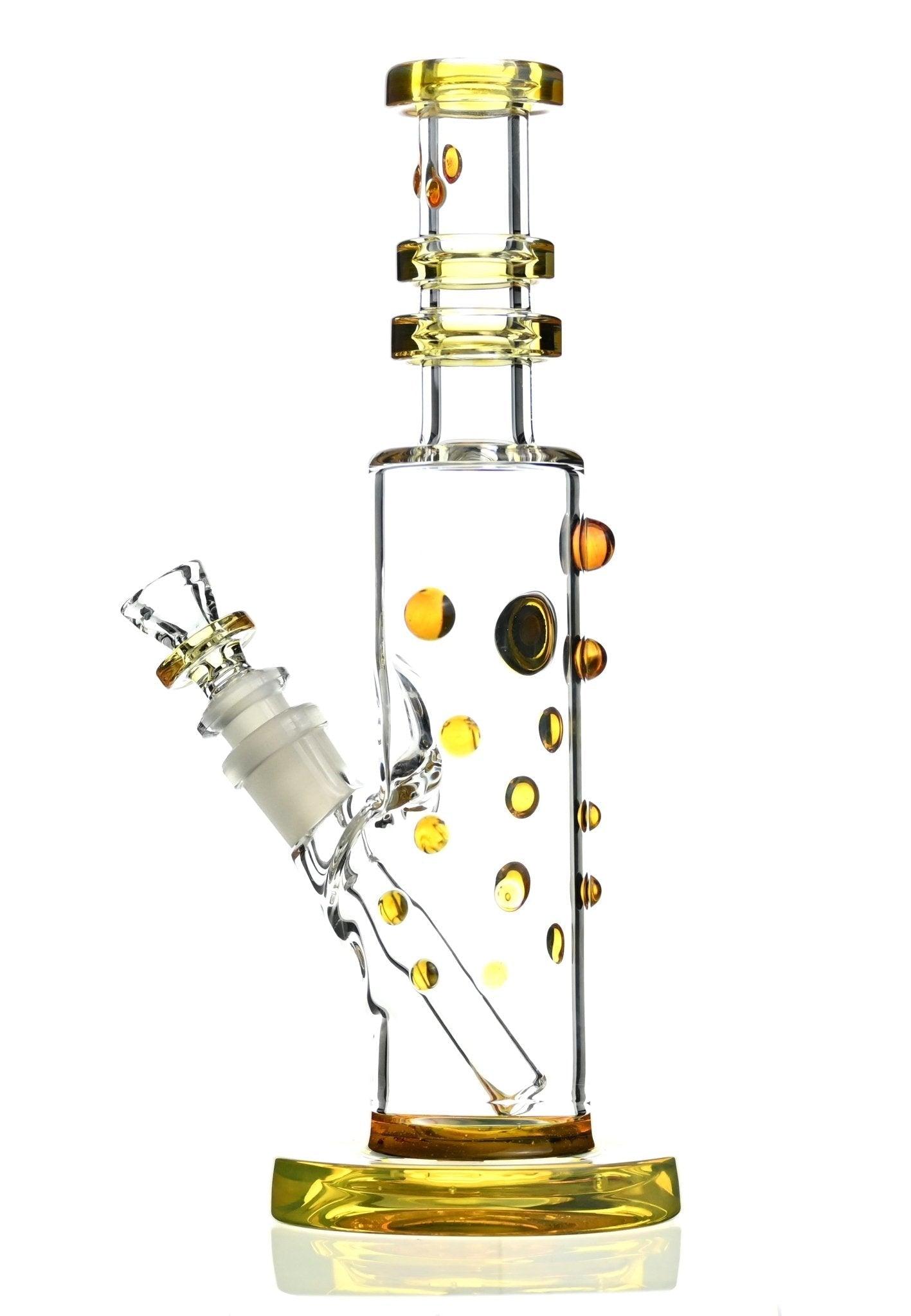 Chris Hubbard Straight tube yellow - Smoke Spot Smoke Shop