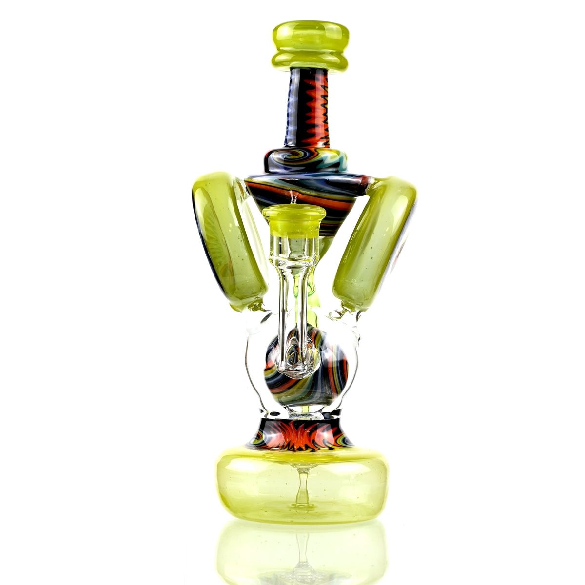 Clarkie Clark Glass Shogun Floating Ball Full line work / full color 1 - Smoke Spot Smoke Shop