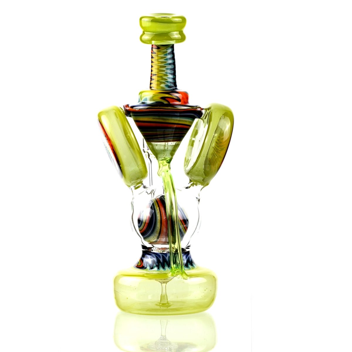Clarkie Clark Glass Shogun Floating Ball Full line work / full color 1 - Smoke Spot Smoke Shop