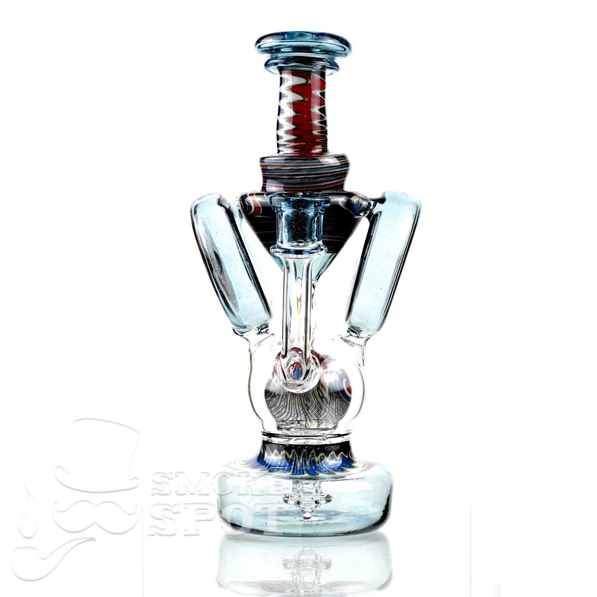 Clarkie Clark Glass Shogun Floating Ball Full line work / full color 4 - Smoke Spot Smoke Shop
