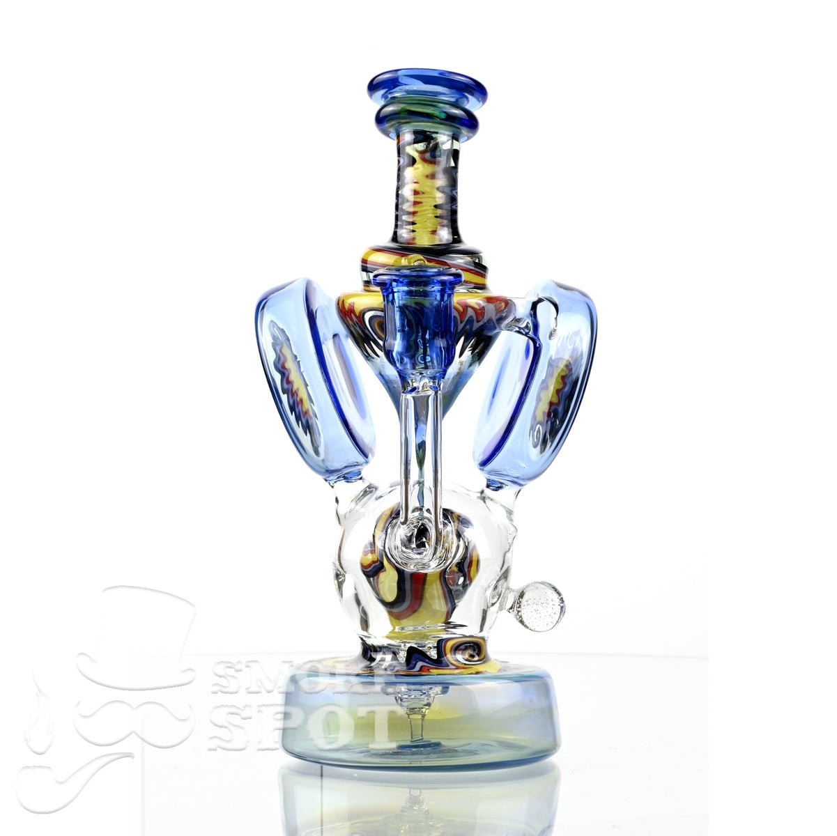 Clarkie Clark Glass Shogun Floating Ball Full line work / full color 5 - Smoke Spot Smoke Shop