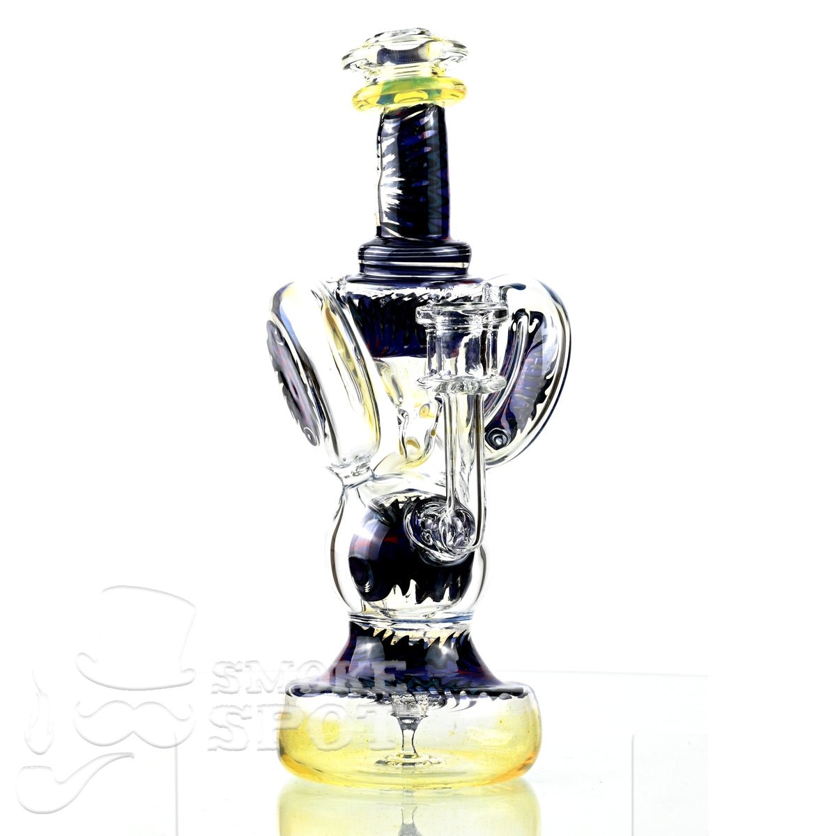 Clarkie Clark Glass Shogun Floating Ball Full line work / full color 6 - Smoke Spot Smoke Shop