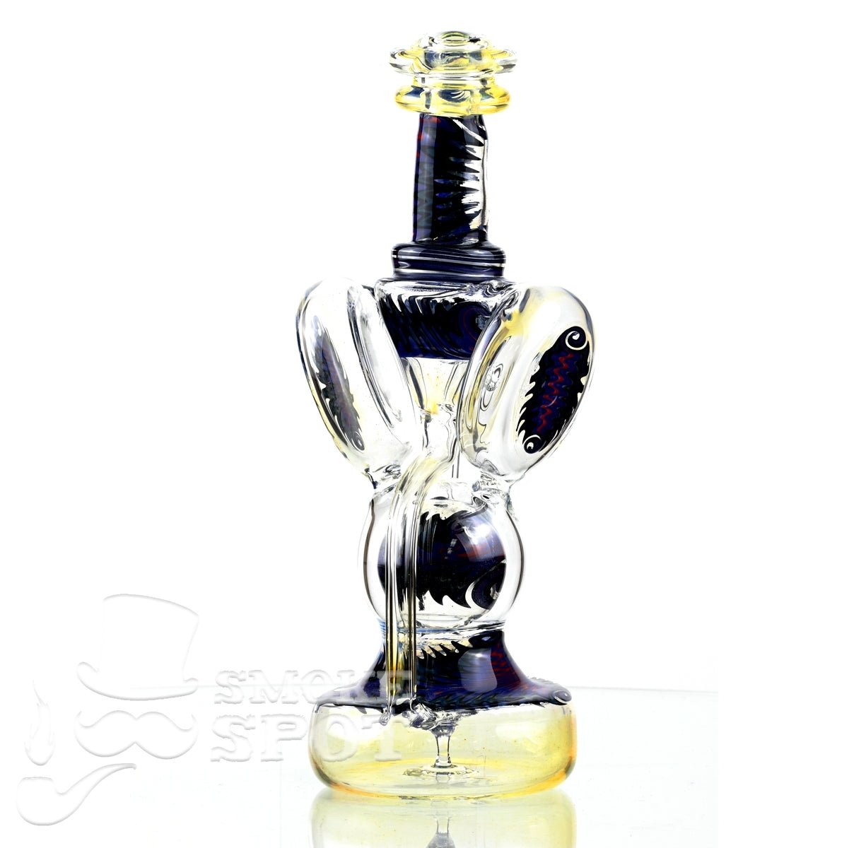 Clarkie Clark Glass Shogun Floating Ball Full line work / full color 6 - Smoke Spot Smoke Shop