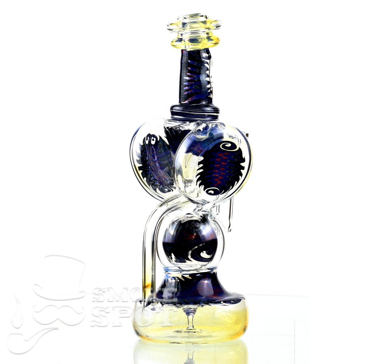 Clarkie Clark Glass Shogun Floating Ball Full line work / full color 6 - Smoke Spot Smoke Shop