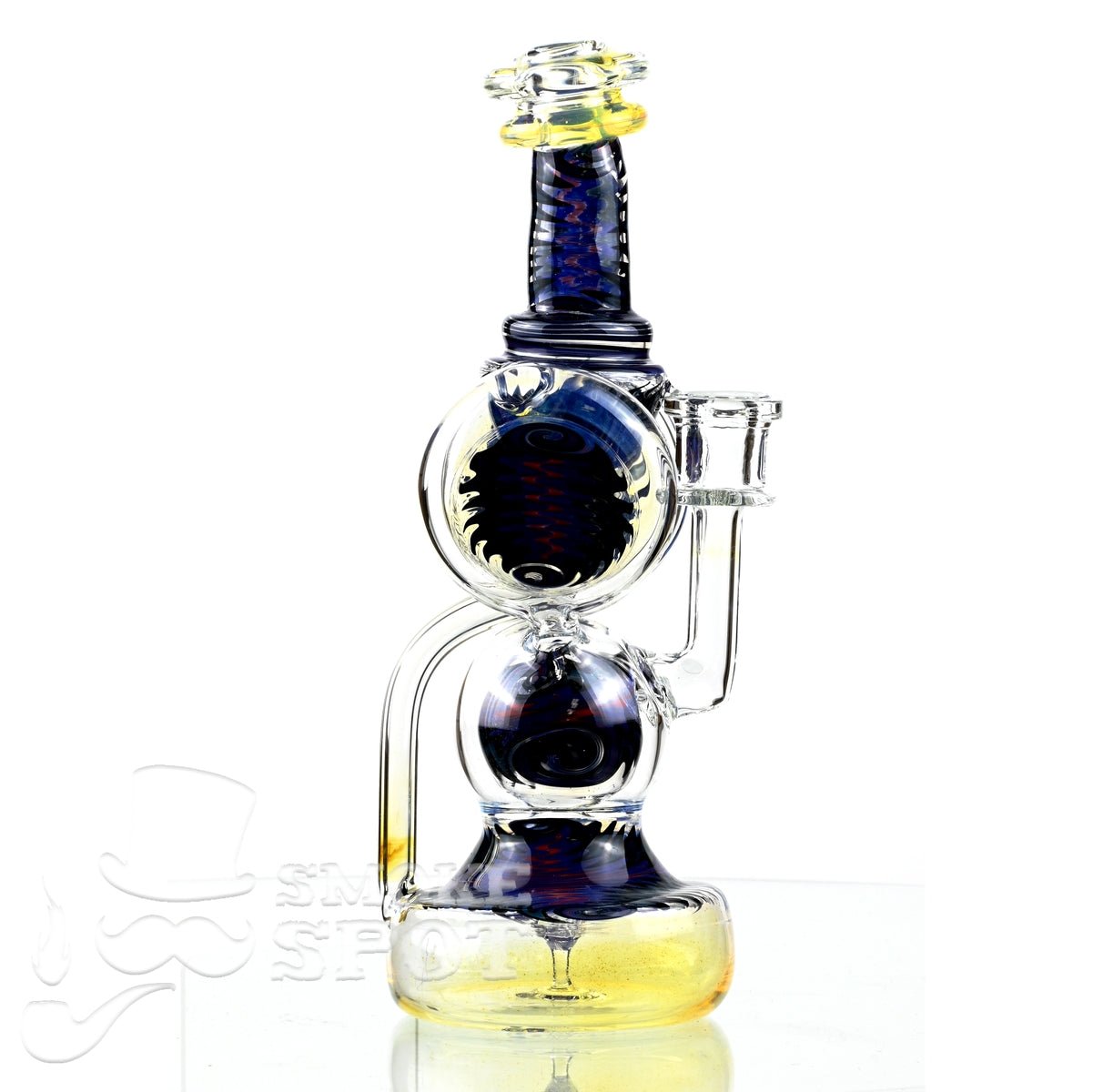 Clarkie Clark Glass Shogun Floating Ball Full line work / full color 6 - Smoke Spot Smoke Shop