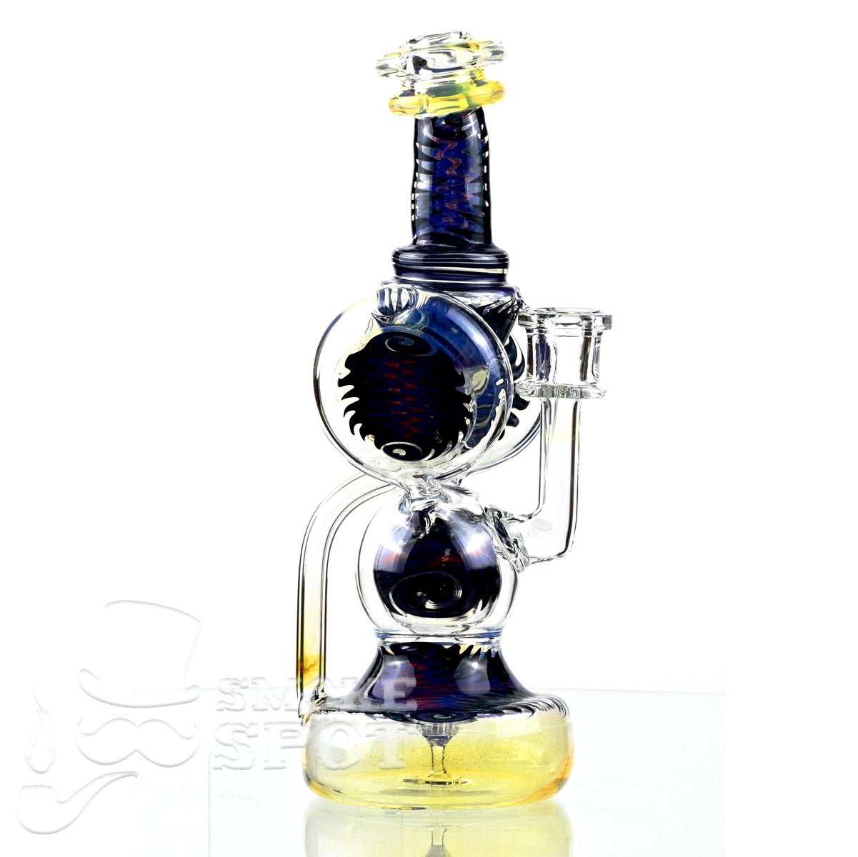 Clarkie Clark Glass Shogun Floating Ball Full line work / full color 6 - Smoke Spot Smoke Shop