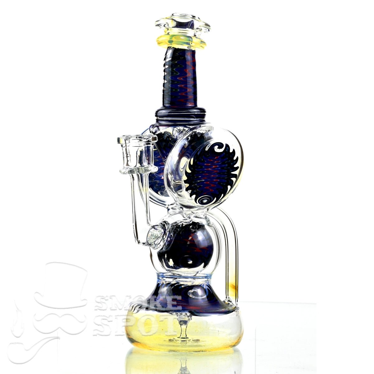 Clarkie Clark Glass Shogun Floating Ball Full line work / full color 6 - Smoke Spot Smoke Shop