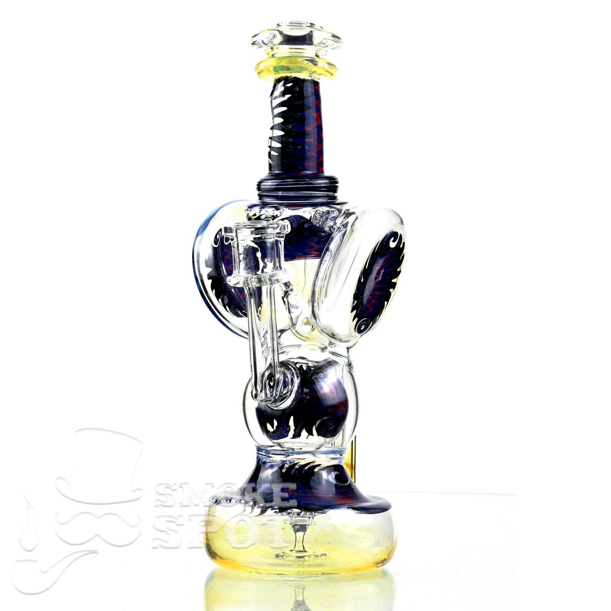 Clarkie Clark Glass Shogun Floating Ball Full line work / full color 6 - Smoke Spot Smoke Shop