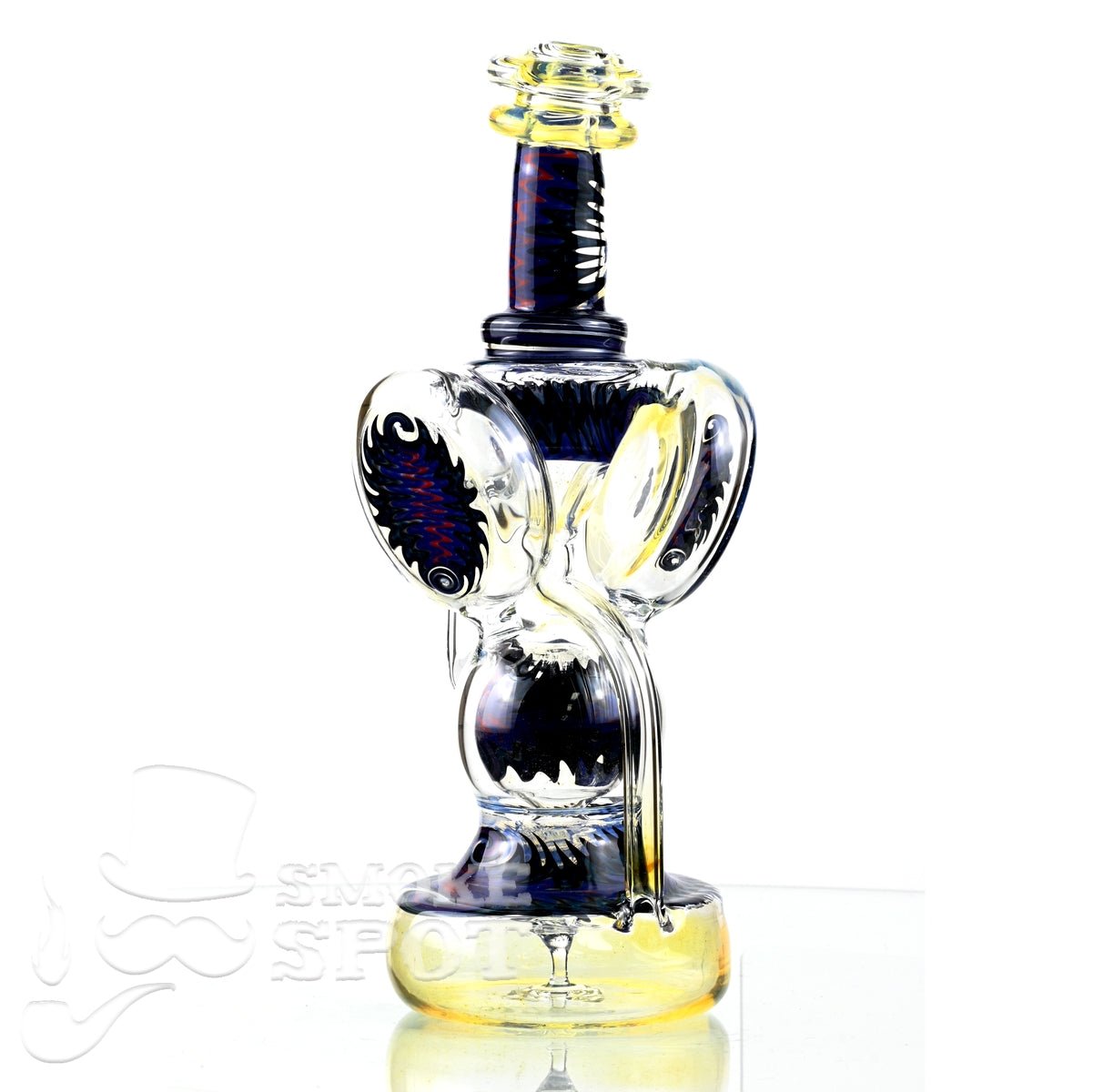 Clarkie Clark Glass Shogun Floating Ball Full line work / full color 6 - Smoke Spot Smoke Shop