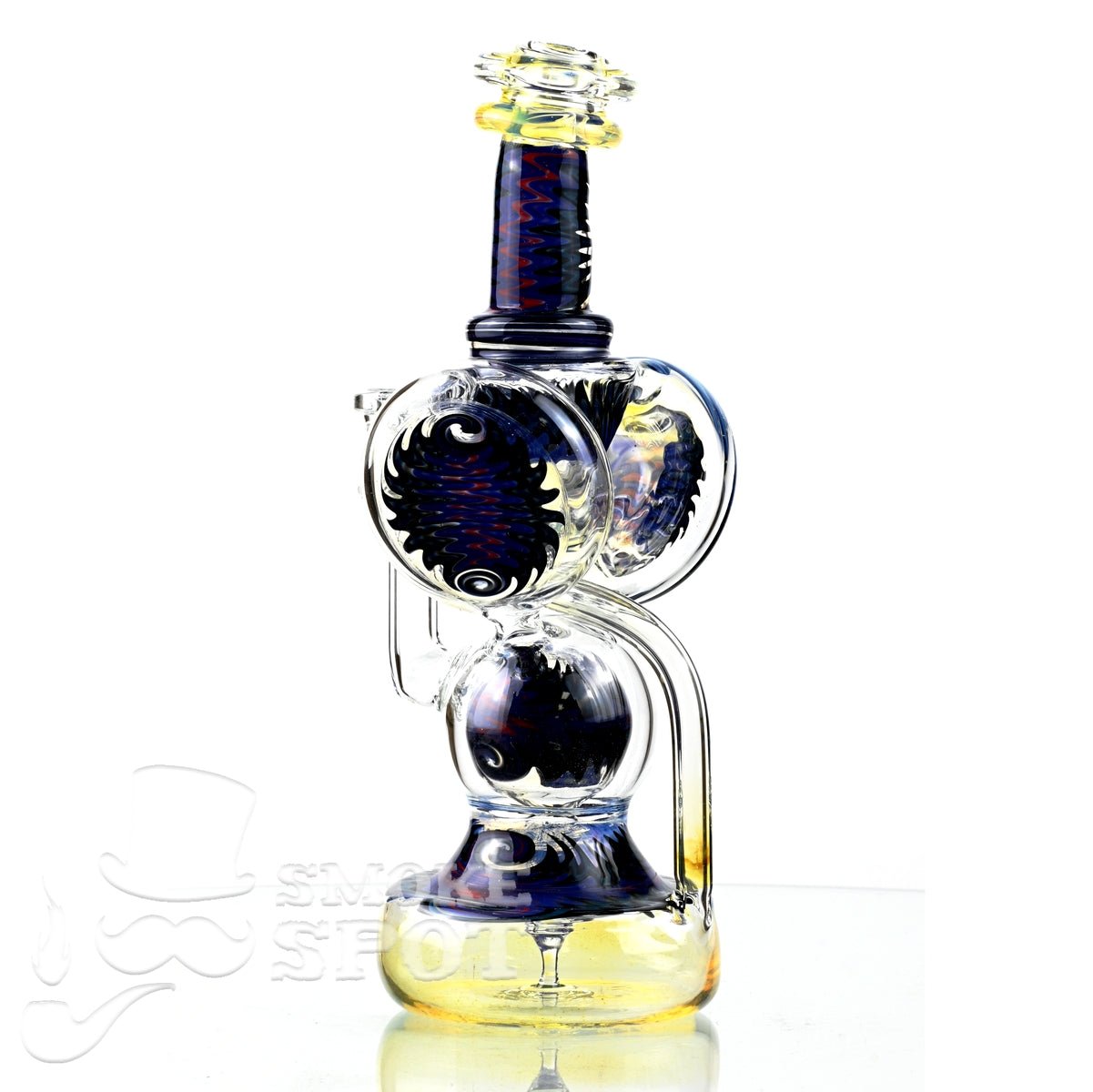 Clarkie Clark Glass Shogun Floating Ball Full line work / full color 6 - Smoke Spot Smoke Shop