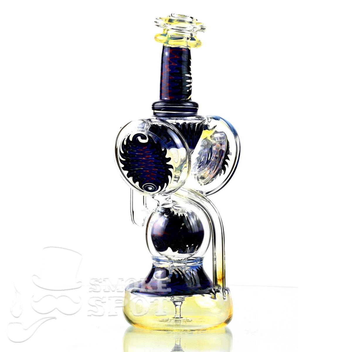 Clarkie Clark Glass Shogun Floating Ball Full line work / full color 6 - Smoke Spot Smoke Shop
