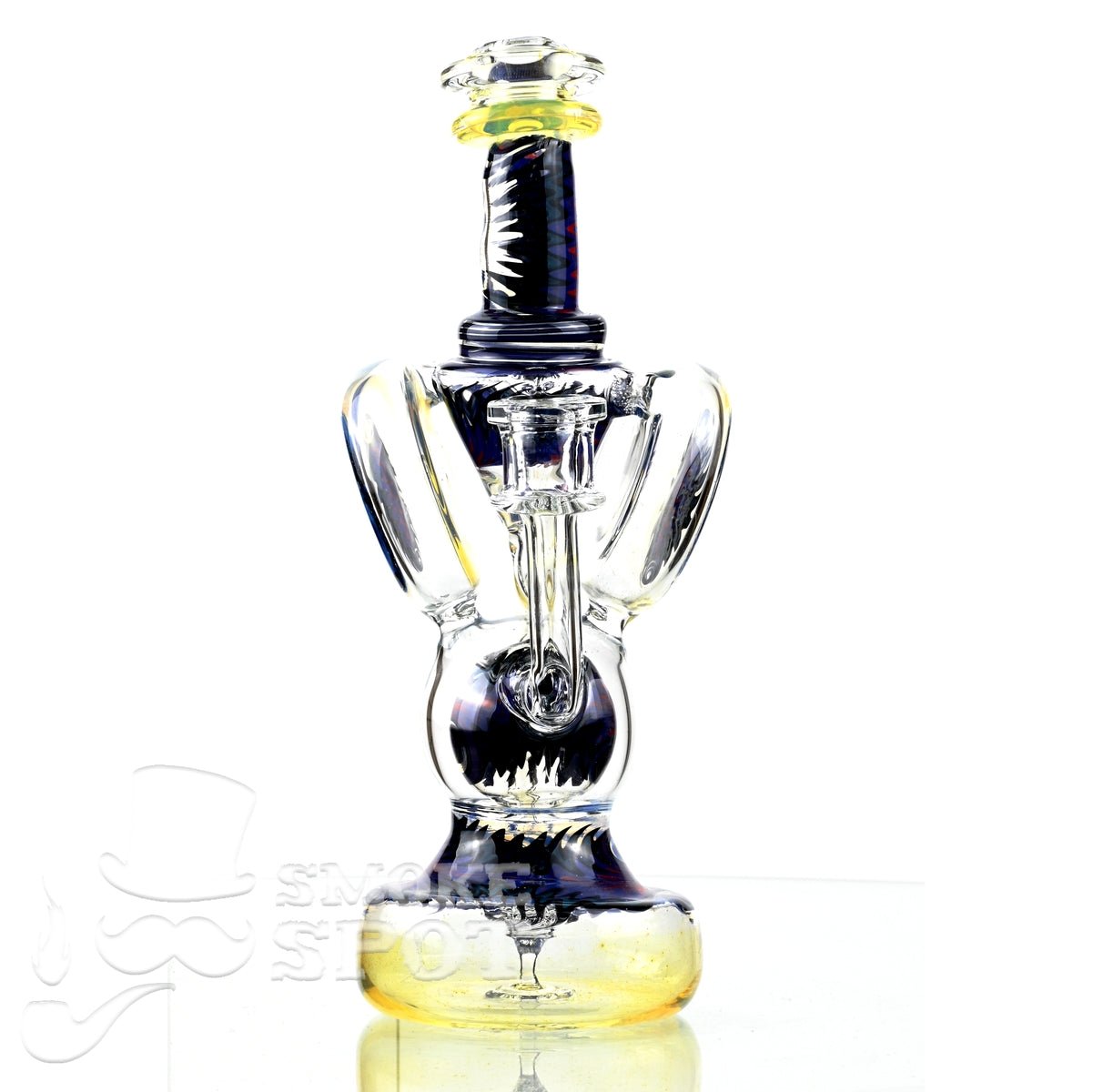 Clarkie Clark Glass Shogun Floating Ball Full line work / full color 6 - Smoke Spot Smoke Shop