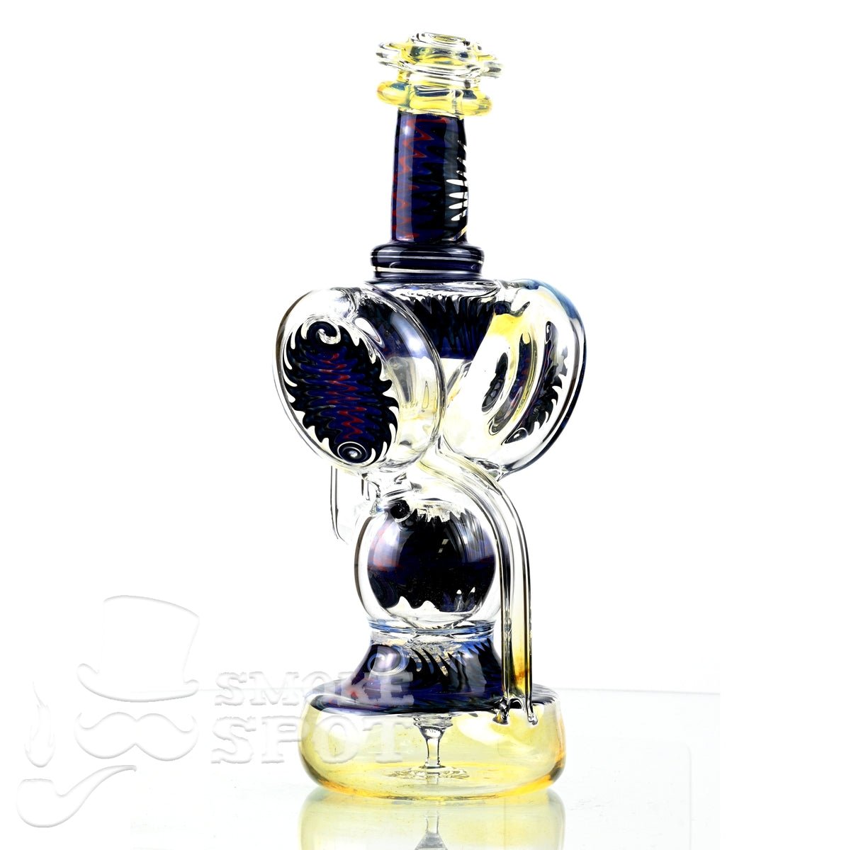 Clarkie Clark Glass Shogun Floating Ball Full line work / full color 6 - Smoke Spot Smoke Shop
