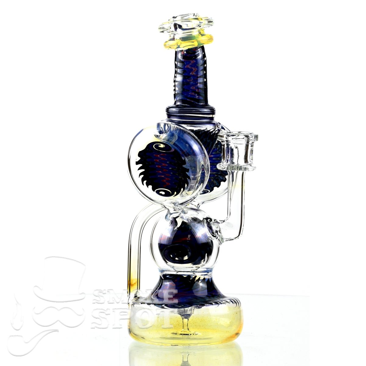 Clarkie Clark Glass Shogun Floating Ball Full line work / full color 6 - Smoke Spot Smoke Shop