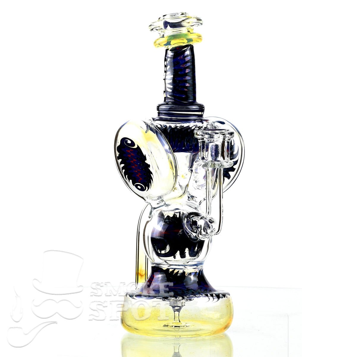 Clarkie Clark Glass Shogun Floating Ball Full line work / full color 6 - Smoke Spot Smoke Shop