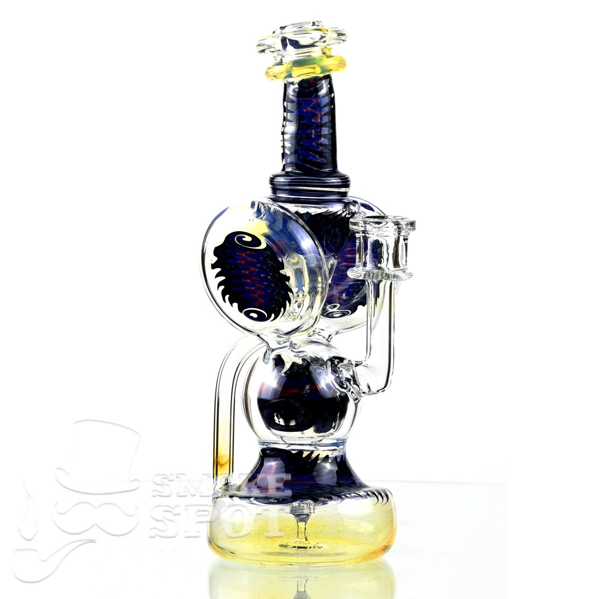 Clarkie Clark Glass Shogun Floating Ball Full line work / full color 6 - Smoke Spot Smoke Shop