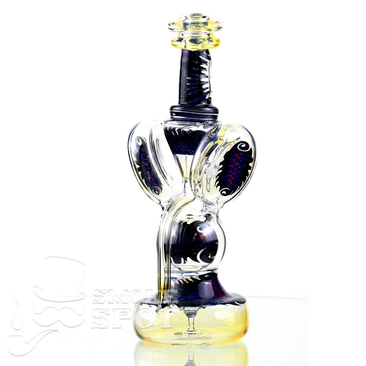 Clarkie Clark Glass Shogun Floating Ball Full line work / full color 6 - Smoke Spot Smoke Shop