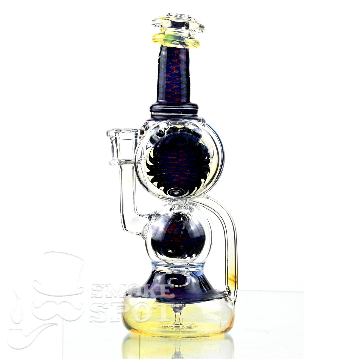 Clarkie Clark Glass Shogun Floating Ball Full line work / full color 6 - Smoke Spot Smoke Shop