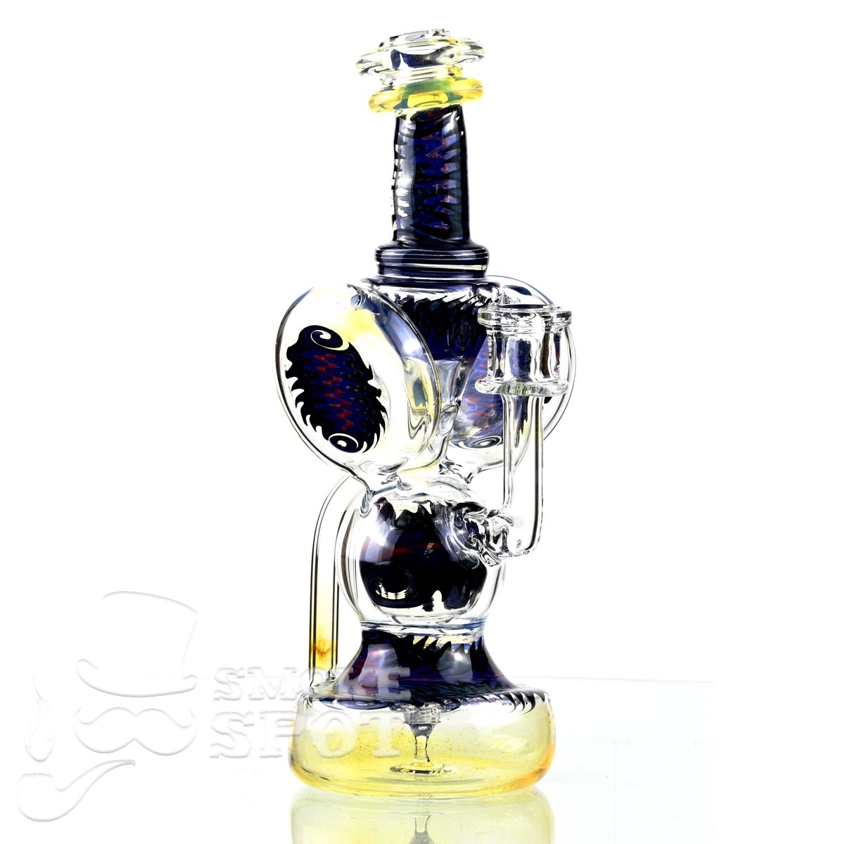 Clarkie Clark Glass Shogun Floating Ball Full line work / full color 6 - Smoke Spot Smoke Shop
