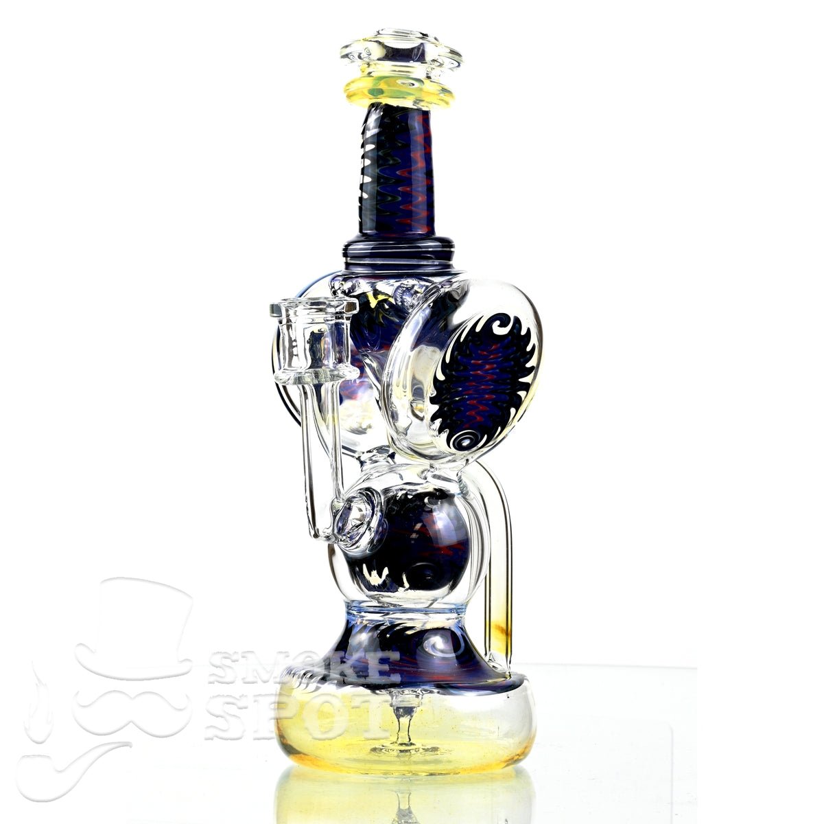 Clarkie Clark Glass Shogun Floating Ball Full line work / full color 6 - Smoke Spot Smoke Shop