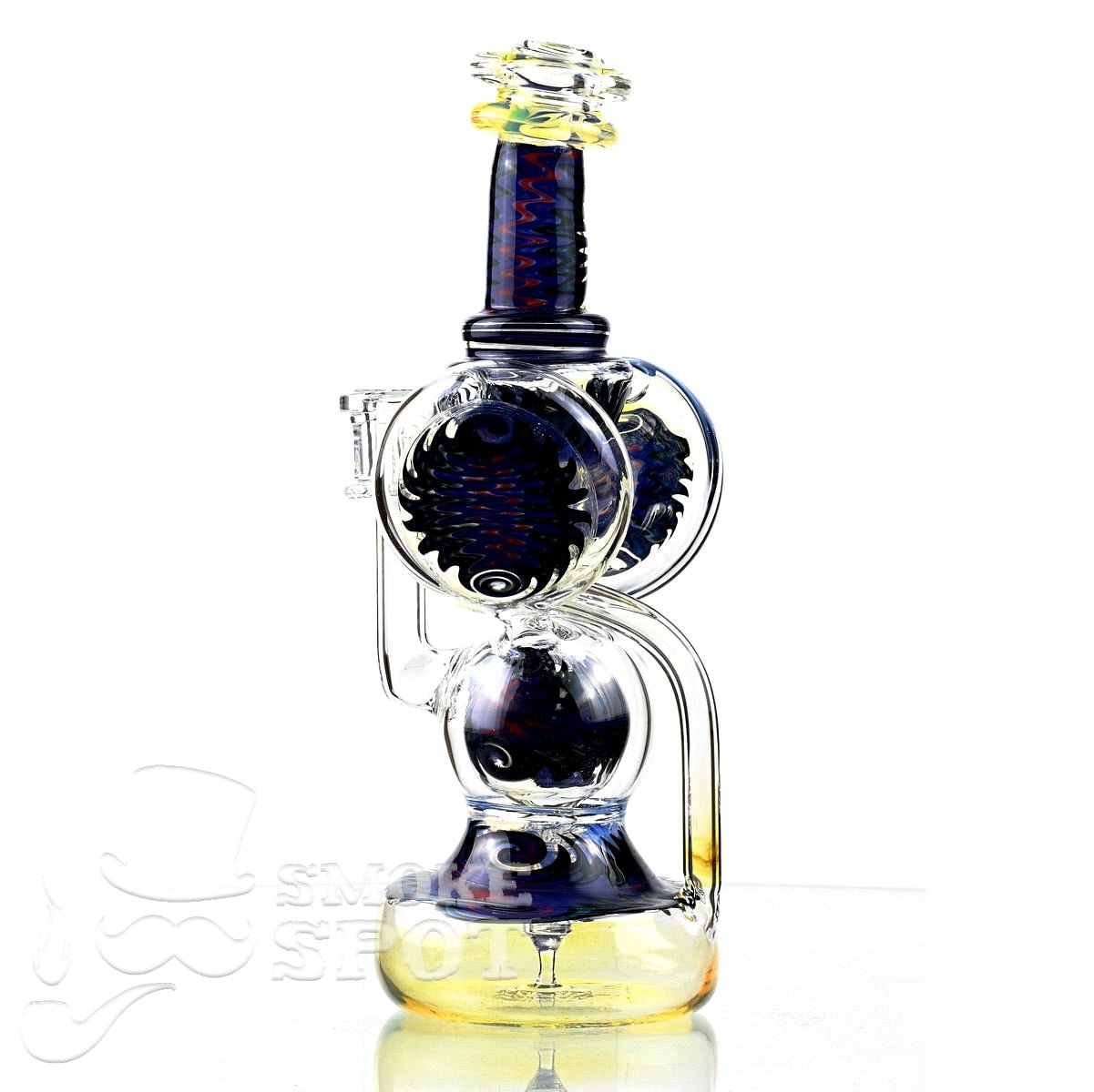 Clarkie Clark Glass Shogun Floating Ball Full line work / full color 6 - Smoke Spot Smoke Shop