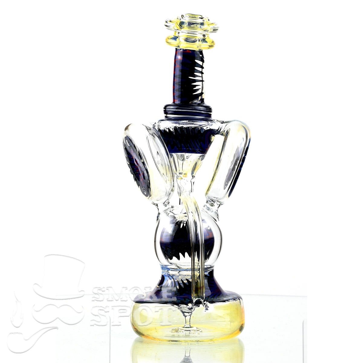 Clarkie Clark Glass Shogun Floating Ball Full line work / full color 6 - Smoke Spot Smoke Shop