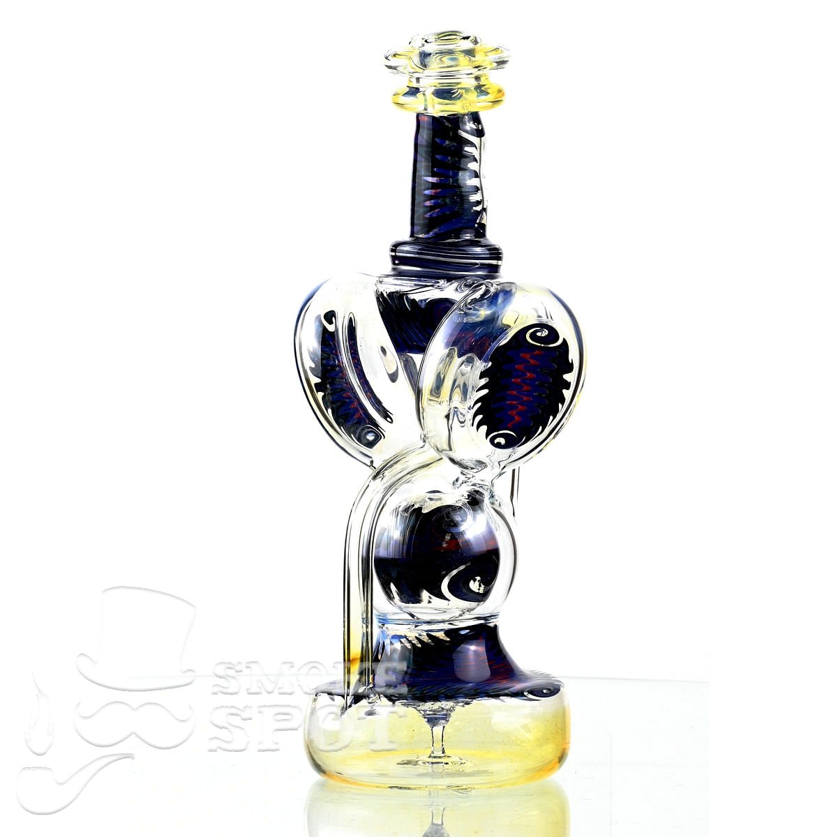 Clarkie Clark Glass Shogun Floating Ball Full line work / full color 6 - Smoke Spot Smoke Shop