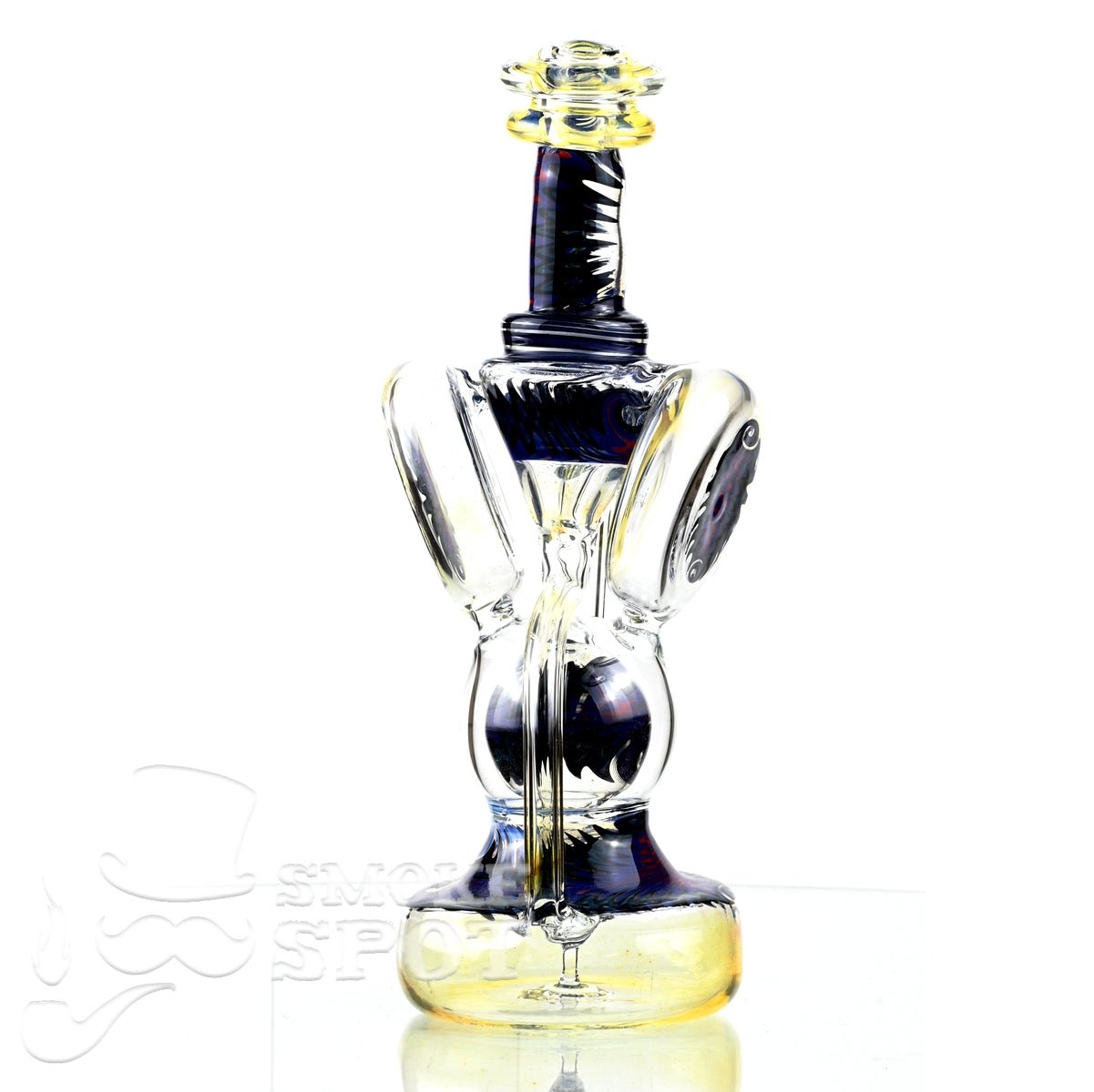 Clarkie Clark Glass Shogun Floating Ball Full line work / full color 6 - Smoke Spot Smoke Shop