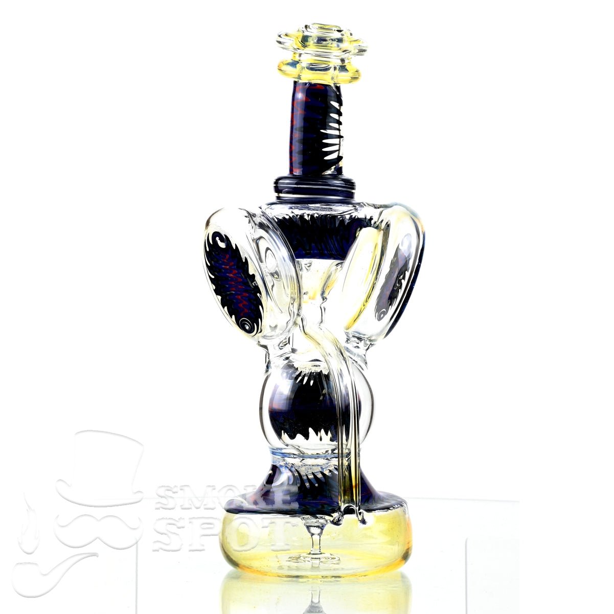 Clarkie Clark Glass Shogun Floating Ball Full line work / full color 6 - Smoke Spot Smoke Shop
