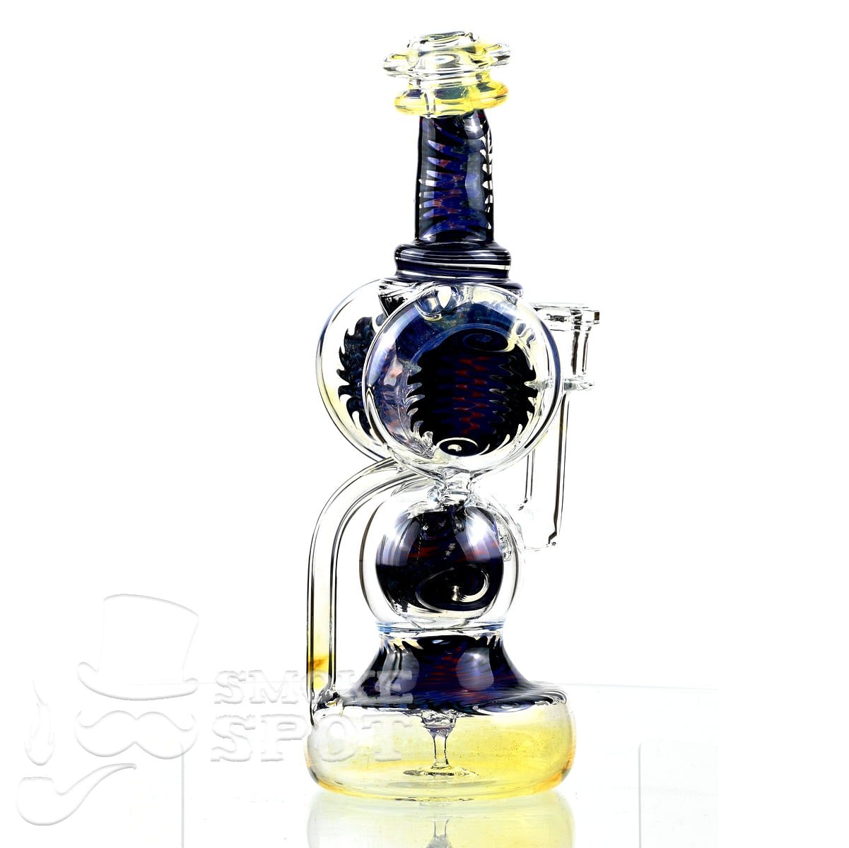 Clarkie Clark Glass Shogun Floating Ball Full line work / full color 6 - Smoke Spot Smoke Shop