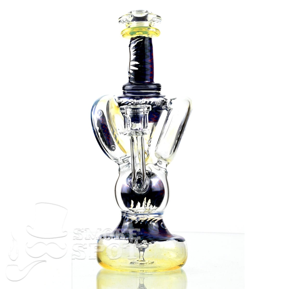 Clarkie Clark Glass Shogun Floating Ball Full line work / full color 6 - Smoke Spot Smoke Shop