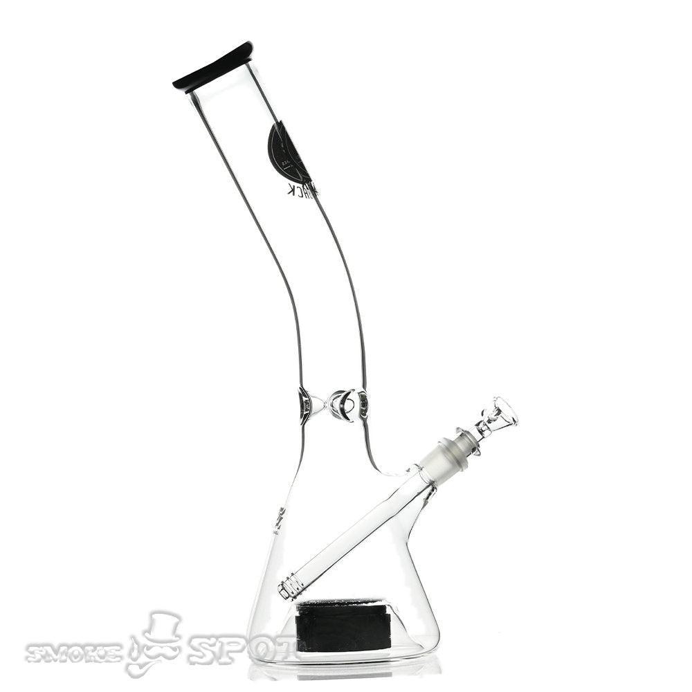 Compton Grinder Glass Kickback 15 inch bent with aattached grinder - Smoke Spot Smoke Shop