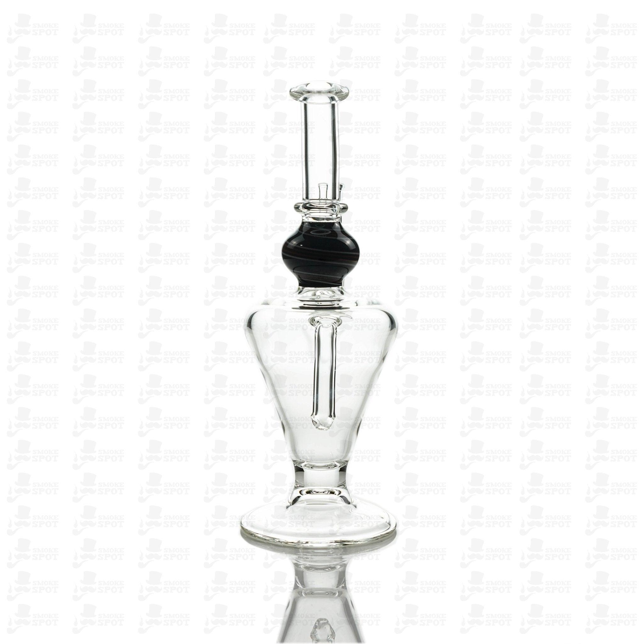 conviction glass Waterpipe Conviction Glass Black red white mini hourglass