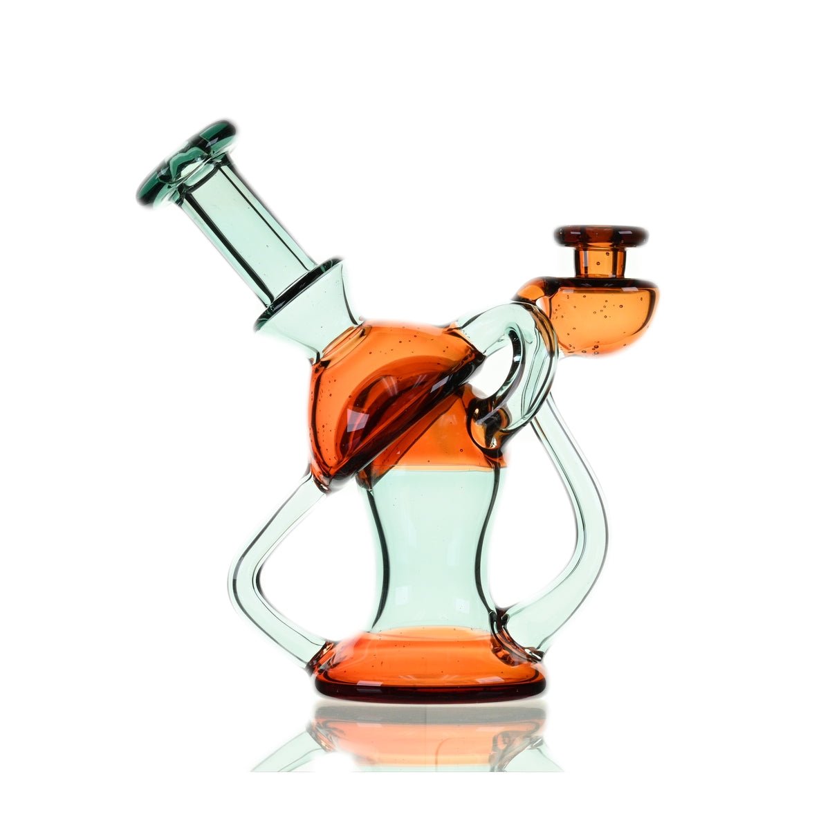 Dream Lab Tallboy Biosphere premium 10mm recycler waterpipe with 2-hole diffuser