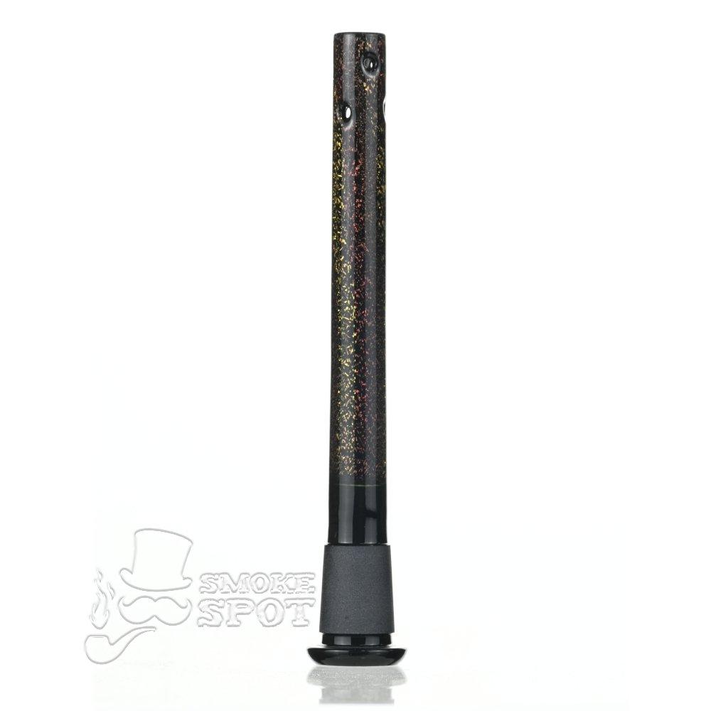 Dustin Dustorm Black Yellow & Red Dichro downstem #22 - Smoke Spot Smoke Shop