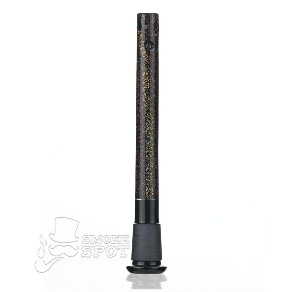 Dustin Dustorm Black Yellow & Red Dichro downstem #22 - Smoke Spot Smoke Shop