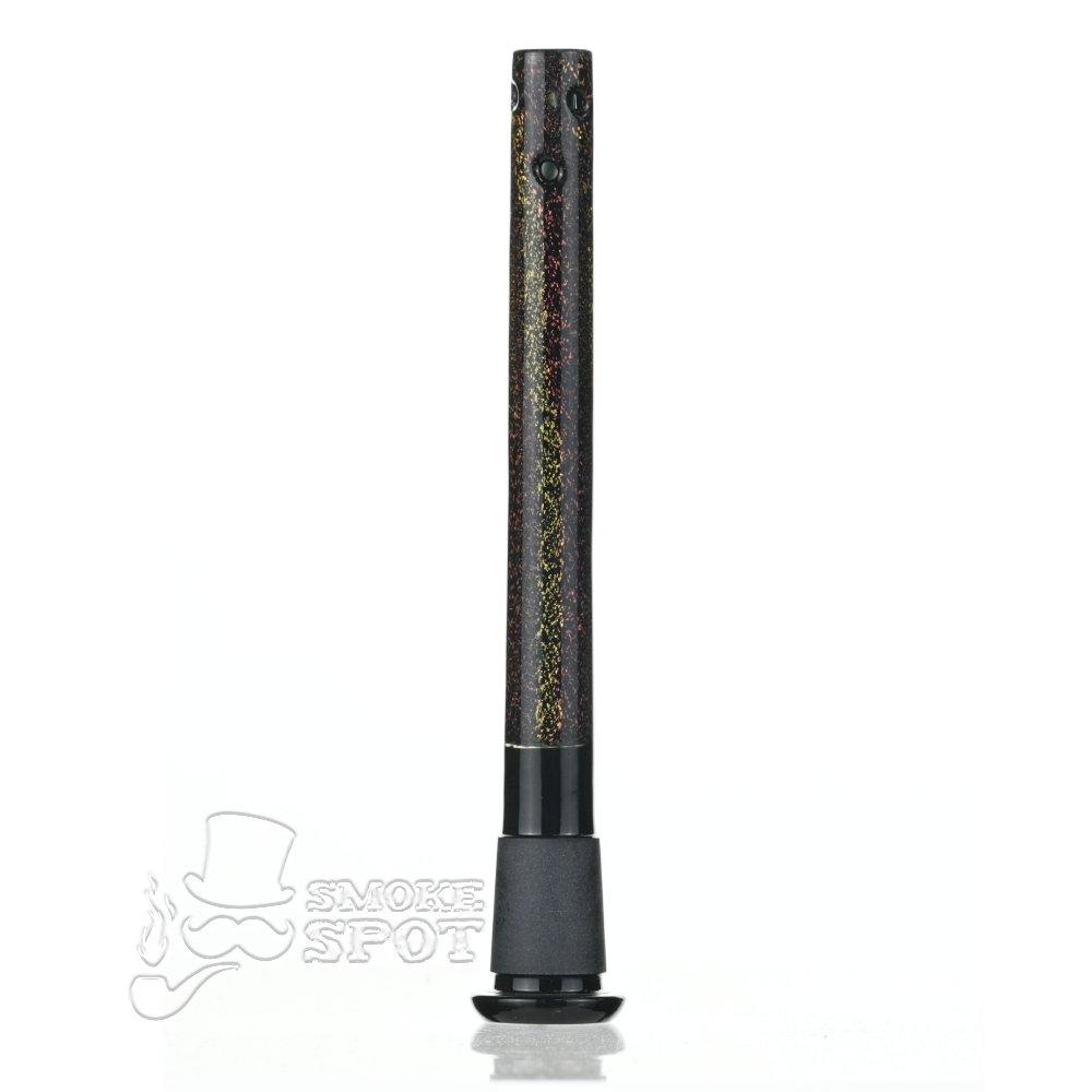 Dustin Dustorm Black Yellow & Red Dichro downstem #22 - Smoke Spot Smoke Shop
