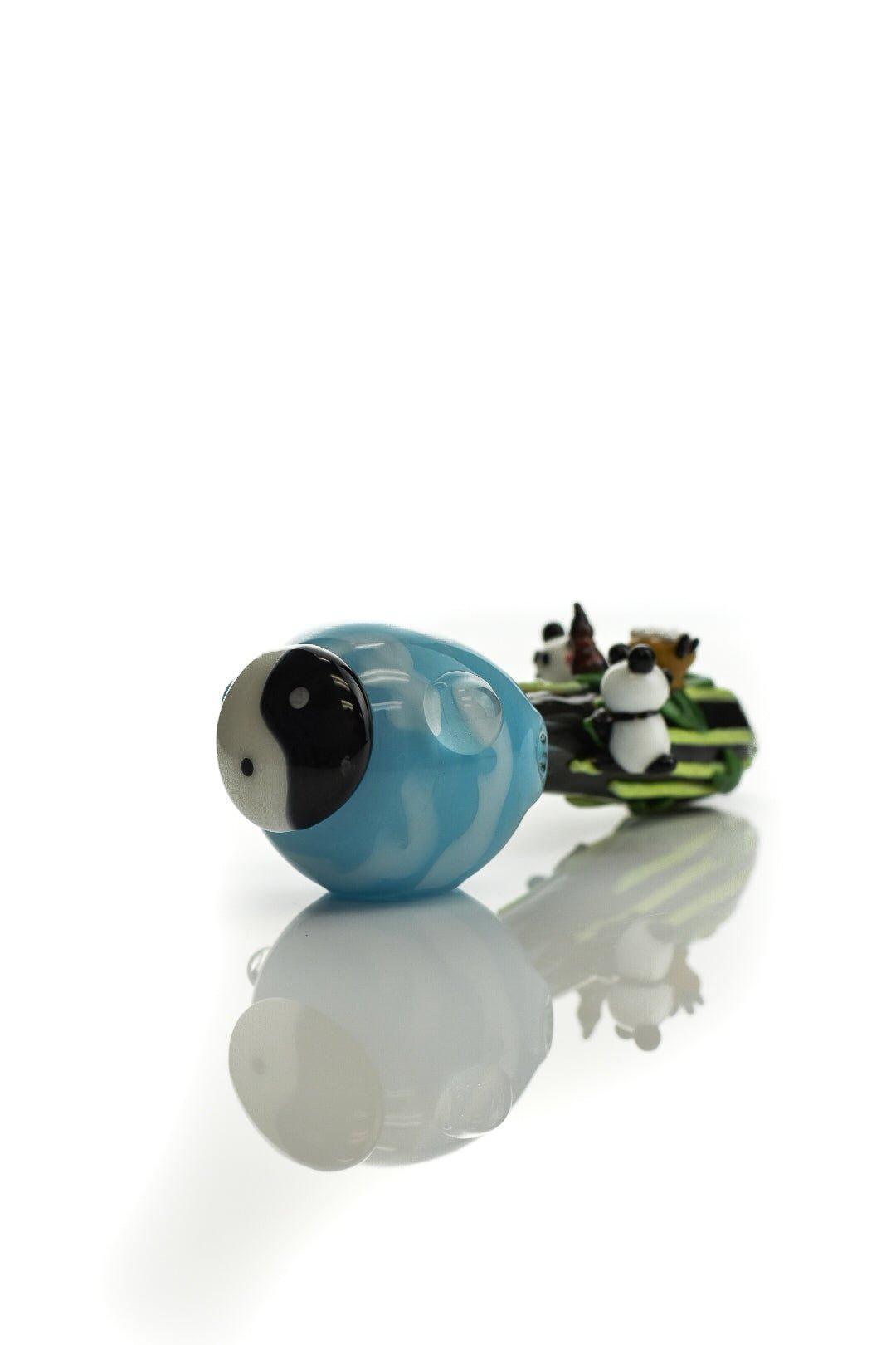 Empire Glassworks Dry pipe climbing pandas - Smoke Spot Smoke Shop