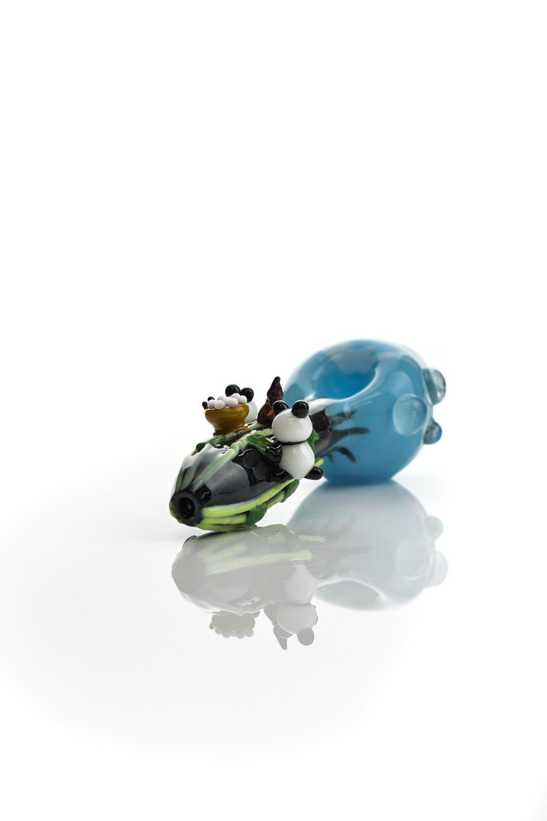 Empire Glassworks Dry pipe climbing pandas - Smoke Spot Smoke Shop