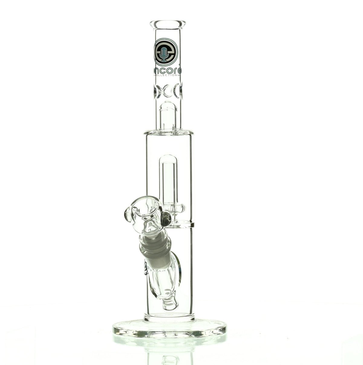 ENCORE 10" STRAIGHT TUBE W/SHOWERHEAD BLUE - Smoke Spot Smoke Shop