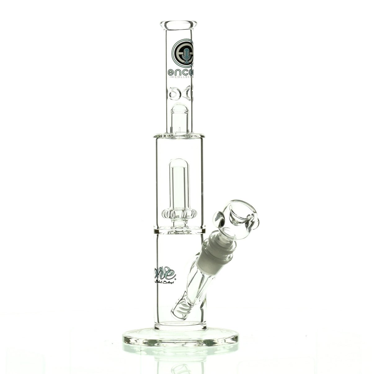 ENCORE 10" STRAIGHT TUBE W/SHOWERHEAD BLUE - Smoke Spot Smoke Shop