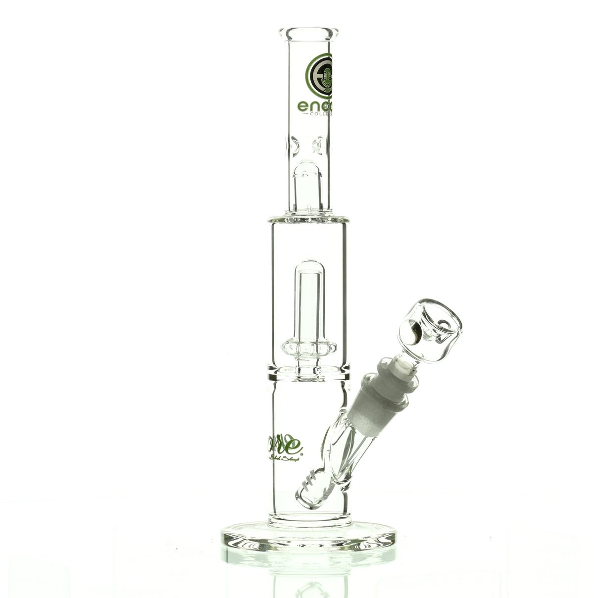 ENCORE 10" STRAIGHT TUBE W/SHOWERHEAD GREEN - Smoke Spot Smoke Shop