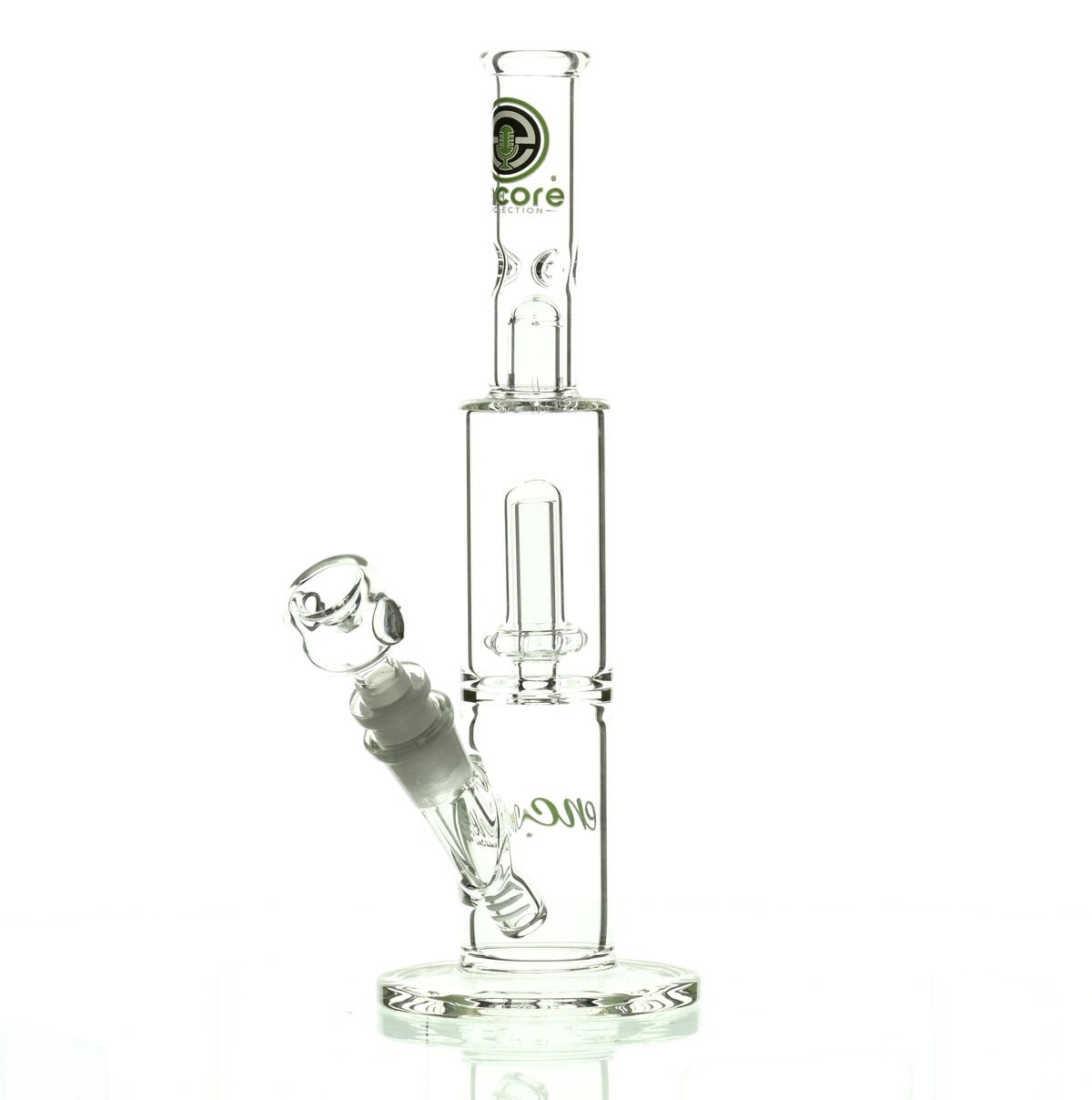 ENCORE 10" STRAIGHT TUBE W/SHOWERHEAD GREEN - Smoke Spot Smoke Shop