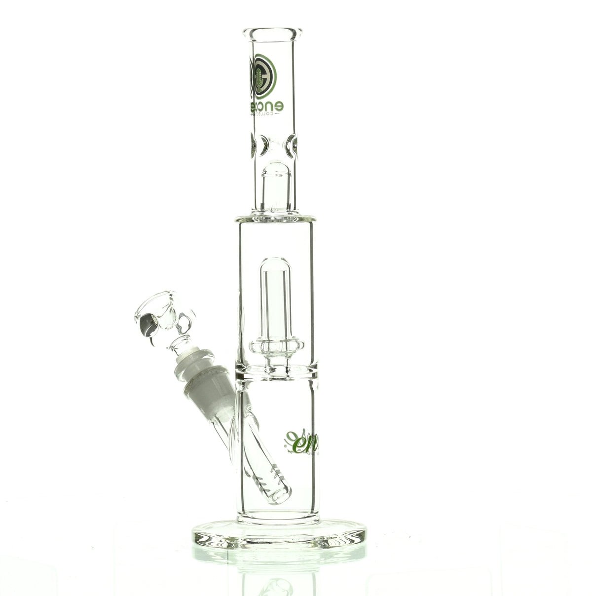 ENCORE 10" STRAIGHT TUBE W/SHOWERHEAD GREEN - Smoke Spot Smoke Shop
