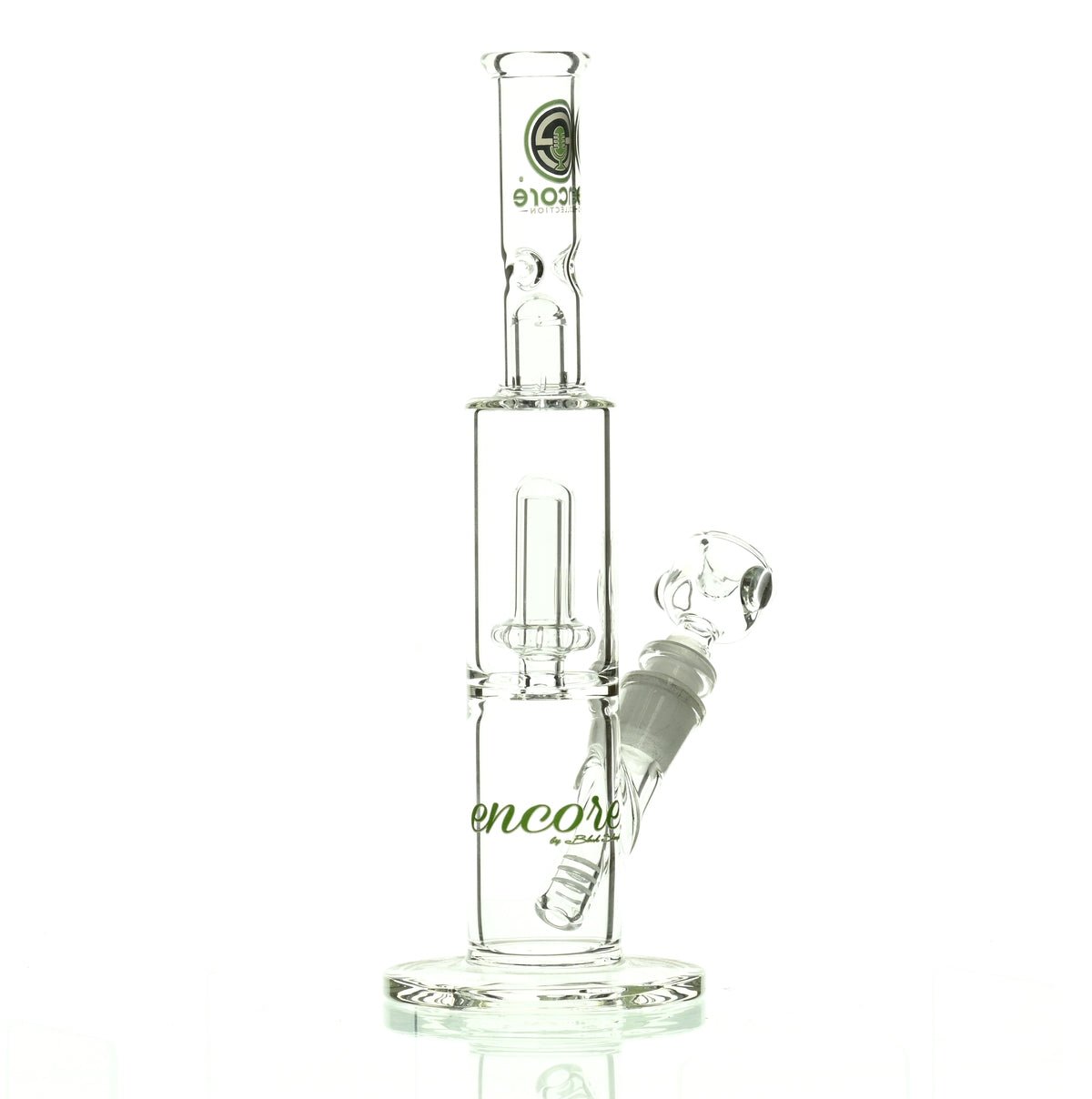 ENCORE 10" STRAIGHT TUBE W/SHOWERHEAD GREEN - Smoke Spot Smoke Shop