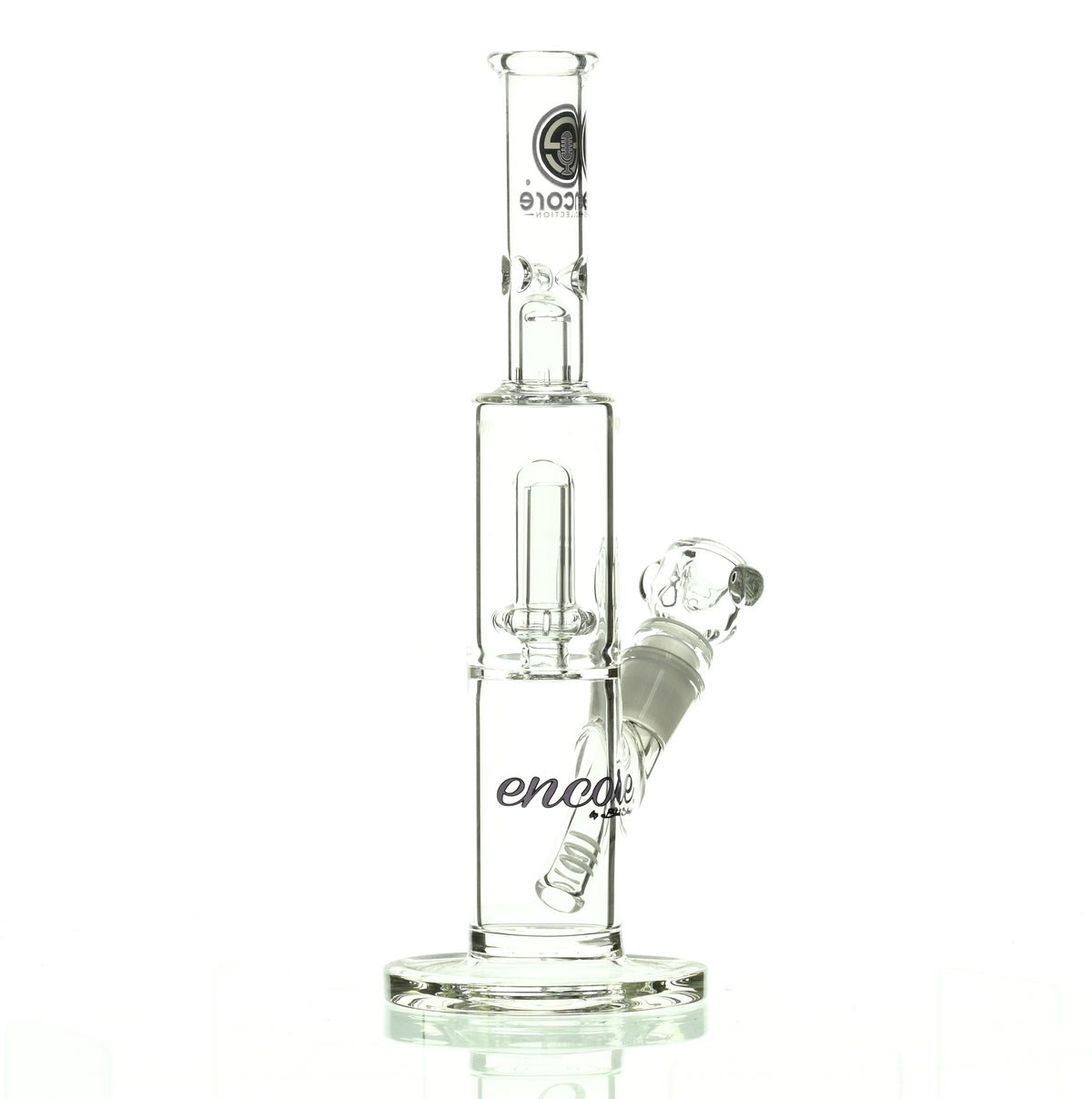 ENCORE 10" STRAIGHT TUBE W/SHOWERHEAD PURPLE - Smoke Spot Smoke Shop