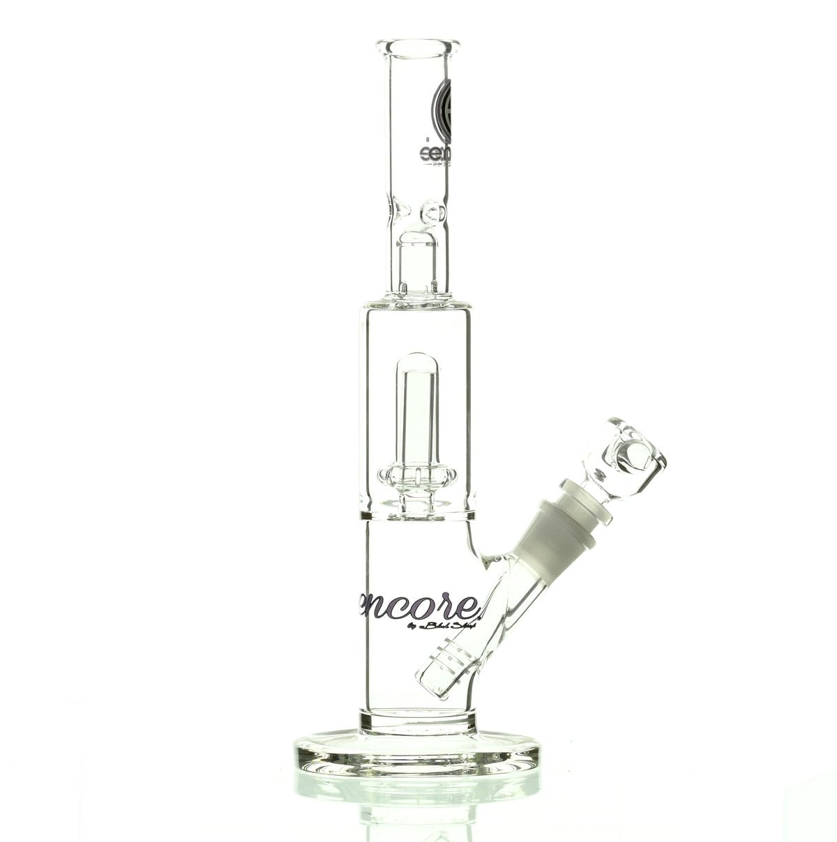 ENCORE 10" STRAIGHT TUBE W/SHOWERHEAD PURPLE - Smoke Spot Smoke Shop