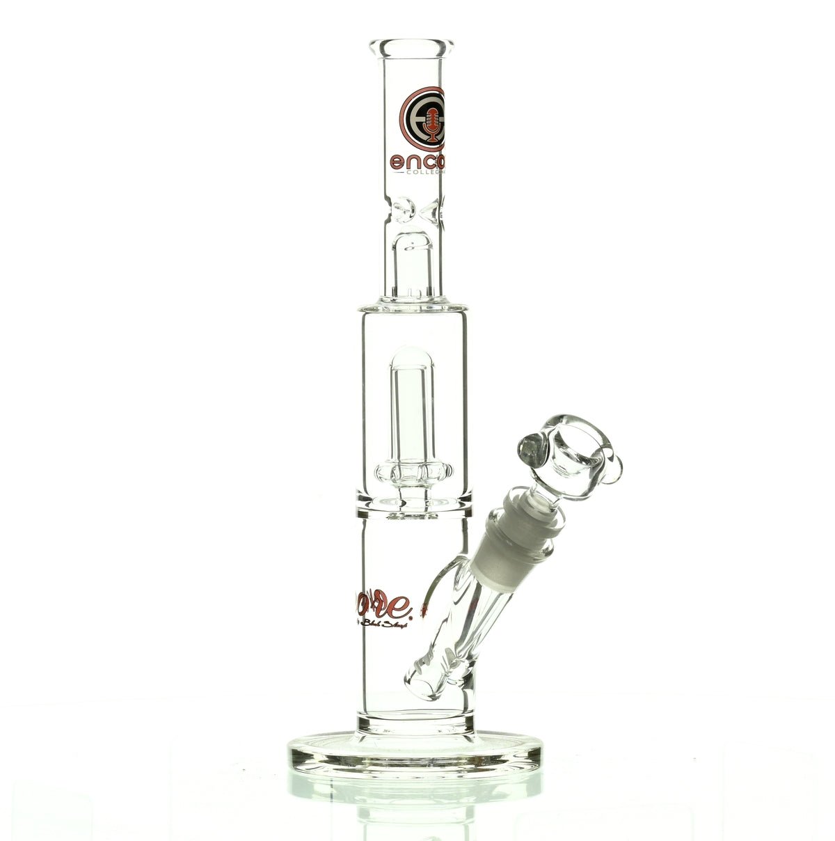 ENCORE 10" STRAIGHT TUBE W/SHOWERHEAD RED - Smoke Spot Smoke Shop